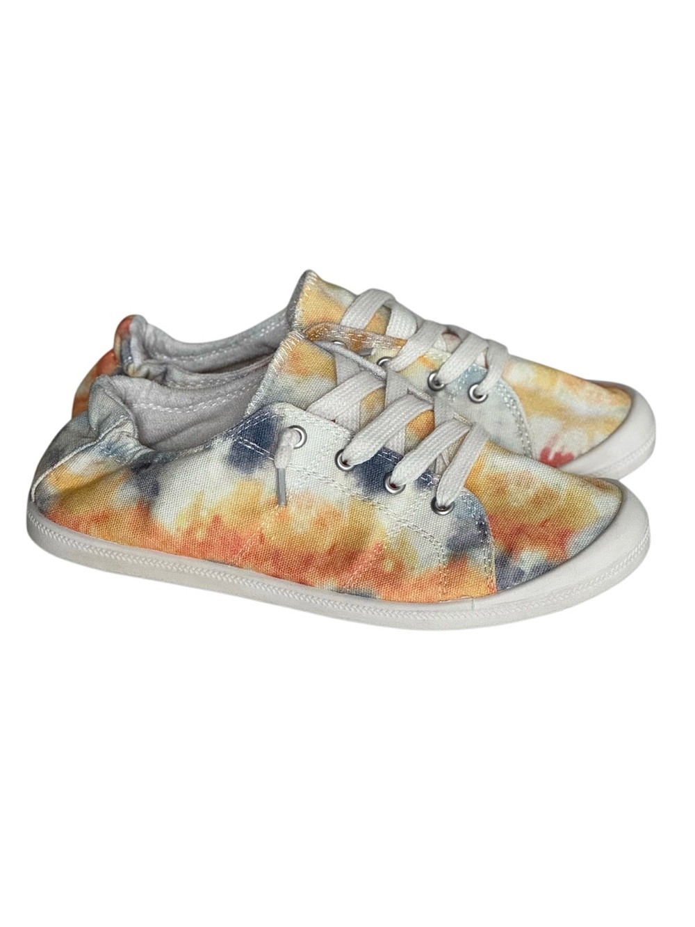 Torrid Riley Tie Dye Canvas Lace-Up Slip-on Sneakers 9W
